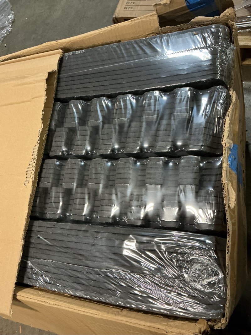 Condition photo showing Good Condition for innhom 12/24/48 Tiles Gym Flooring Gym Mats Exercise Mat for Floor Workout Mat Foam Floor Tiles for Home Gym Equipment Garage 48 Black