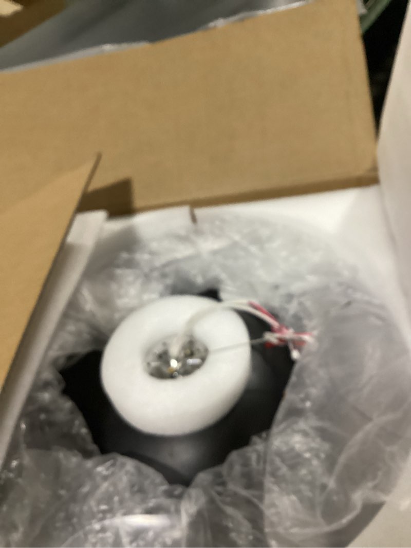 Condition photo showing Good Condition for 48 Inch Retractable Ceiling Fan,Low Profile Ceiling Fan with Light and Remote,Modern Black Fan with Retractable Blades for Dinning Room Living Room Bedroom,Dimmable,Timer Setting Black 48inch