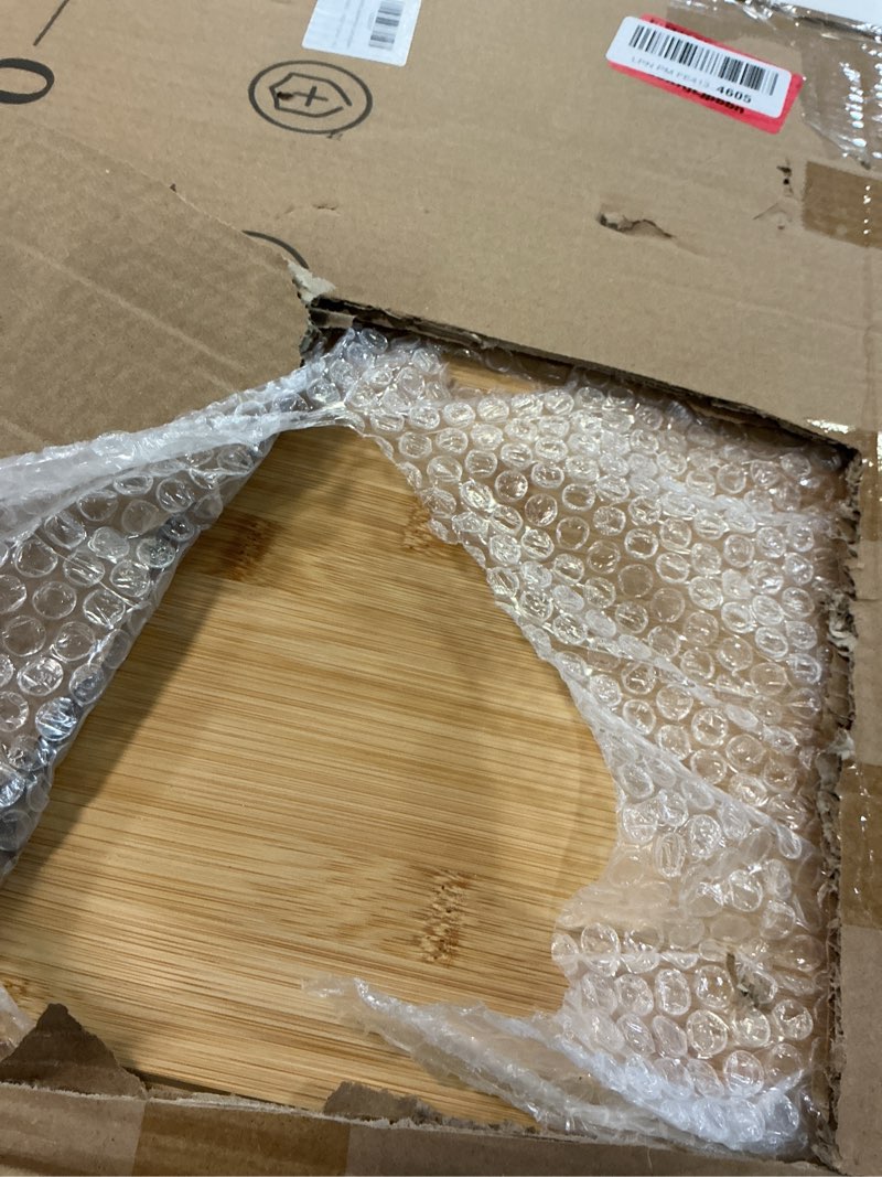 Condition photo showing Good Condition for 30 x 20 Extra Large Cutting Board, Turkey Carving Board Bamboo Meat Cutting Boards for Kitchen with Juice Groove and Handles Heavy Duty Charcuterie Board, 4XL, Empune 30"L x 20"W