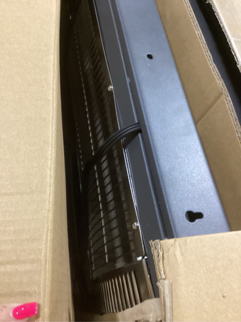 Condition photo showing Good Condition for Shinic 2 Packs Electric Garage Heaters, 1500W/750W Ceiling Mounted Heater Radiant Heaters with Halogen Light, 90 Degree Rotation, 5 Mode Settings, Space Heater for Garage, Shop, Large Room and Patio
