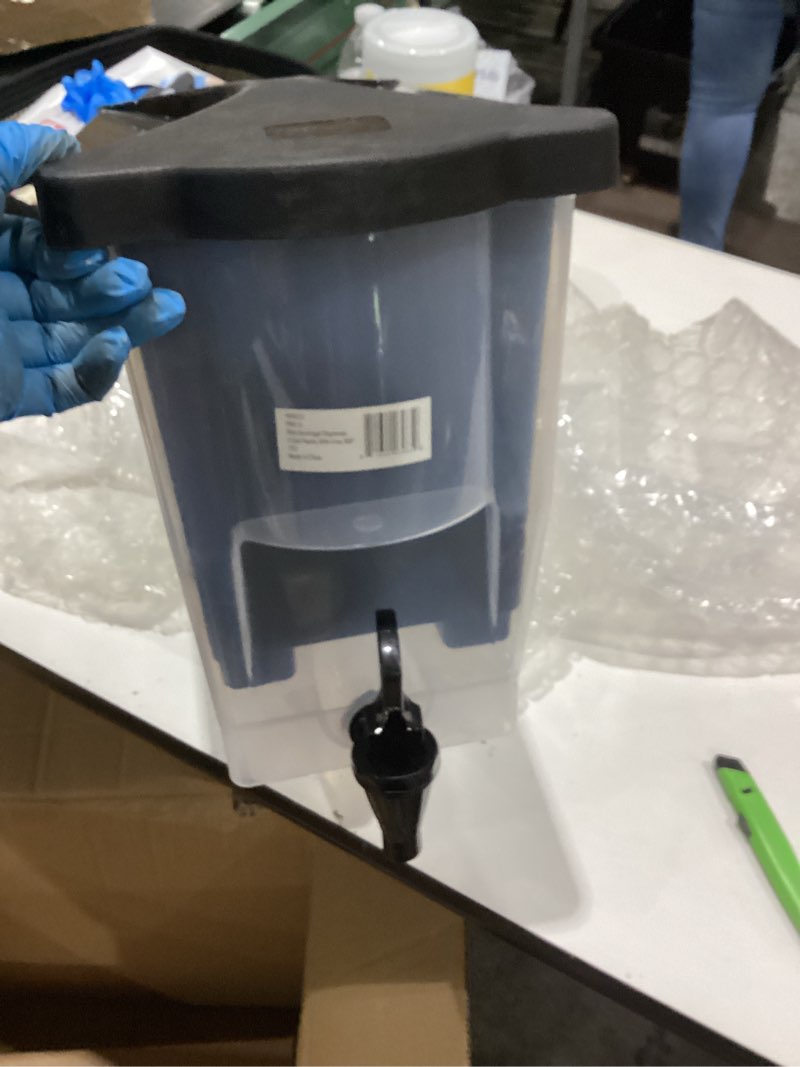 Condition photo showing Good Condition for winco slim 3 gallon beverage dispenser with base