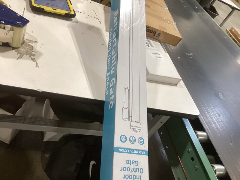 Condition photo showing Good Condition for PRObebi Retractable Baby & Dog Gate - Extends to 54" Wide, 34" Tall - Stair, Doorway & Hallway Use