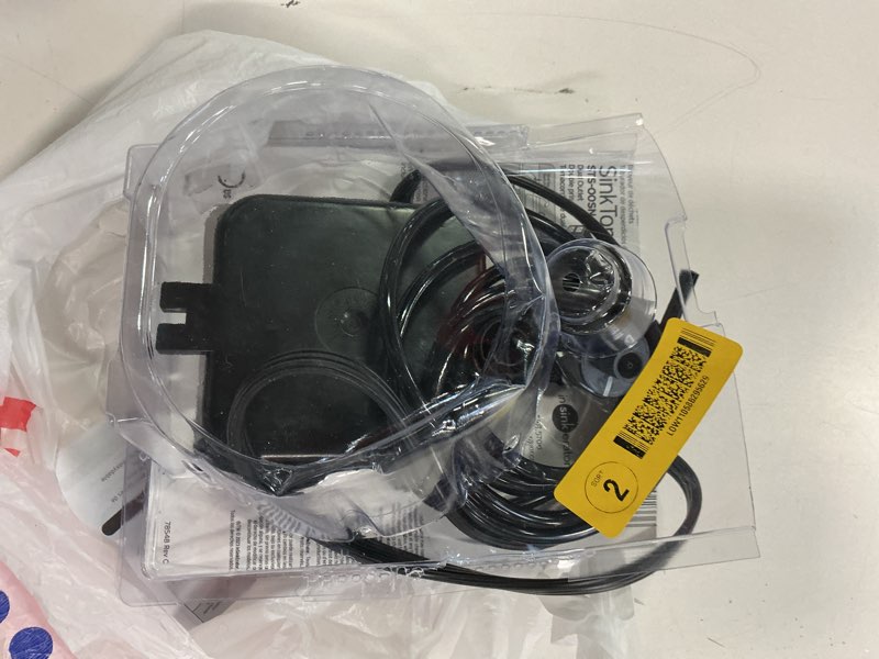 Condition photo showing As Is for InSinkErator Garbage Disposal Air Switch Kit, Dual Outlet Sink Top Switch Button for All InSinkErator Food Waste Disposer Models, Satin Nickel STS-OOSN