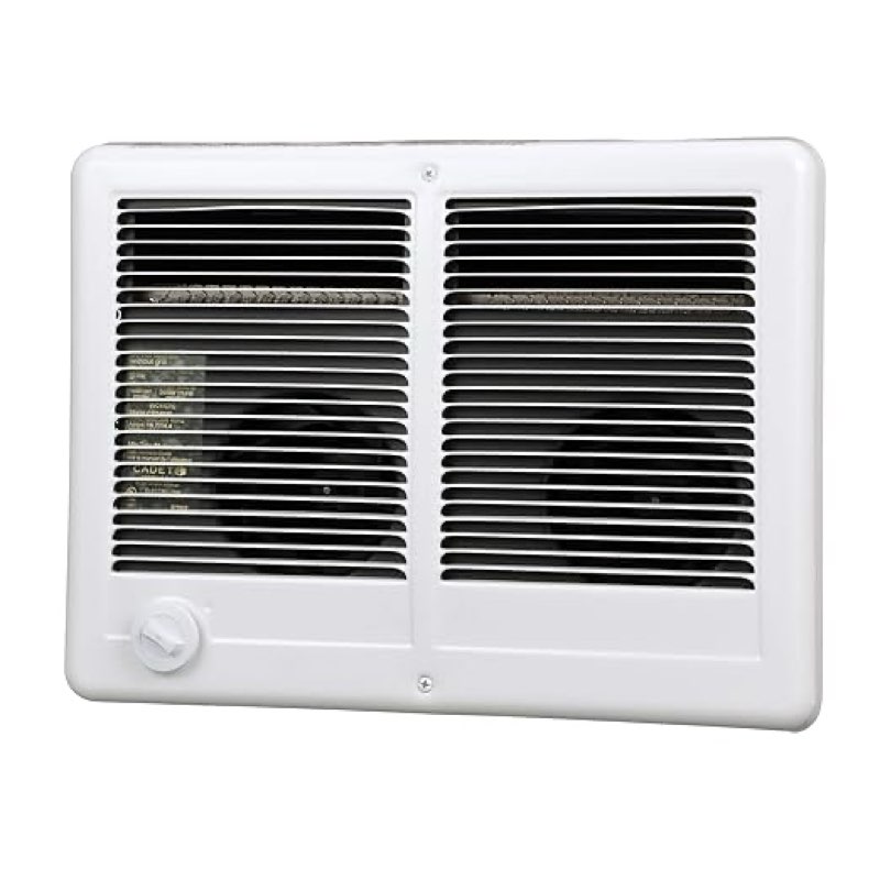 cadet com-pak twin electric wall heater complete unit with thermostat (model: cstc302tw, part: 67526), 10236/7677 btu, 240/208 volt, 3000/2250 watt, white