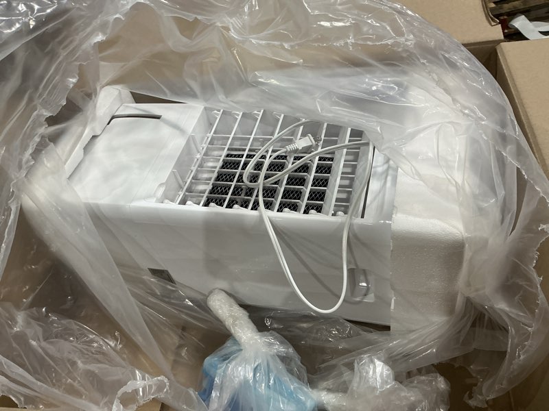 Condition photo showing As Is for portable air conditioners, evaporative air cooler w/7h timer for auto-off, 4 modes & 3 speeds, 1.85-gal tank windowless air conditioner, swamp cooler air conditioner for room bedroom outdoor indoor