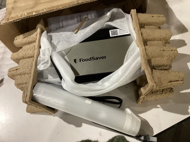 Condition photo showing Good Condition for **similar too** foodsaver vacuum sealer machine, automatic bag detection, sous vide friendly, with sealer bags, roll, handheld vacuum sealer, black vacuum sealer + accessories