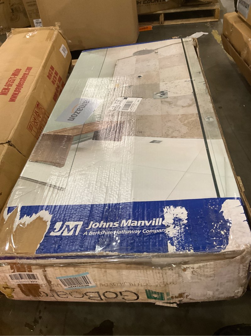 Condition photo showing As Is for Point Drain Shower PAN KIT