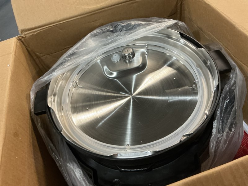 Condition photo showing Good Condition for Instant Pot Duo 7-in-1 Electric Pressure Cooker, Slow Cooker, Rice Cooker, Steamer, Sauté, Yogurt Maker, Warmer & Sterilizer, Includes App with Over 800 Recipes, Stainless Steel, 8 Quart 8 Quarts