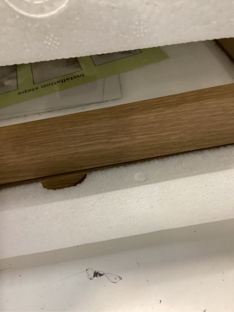 Condition photo showing Good Condition for muye 11x14 floating frame set of 2,double glass rustic frame,display any size photo up to 11x14,wall mount or tabletop standing,natural natural 11x14
