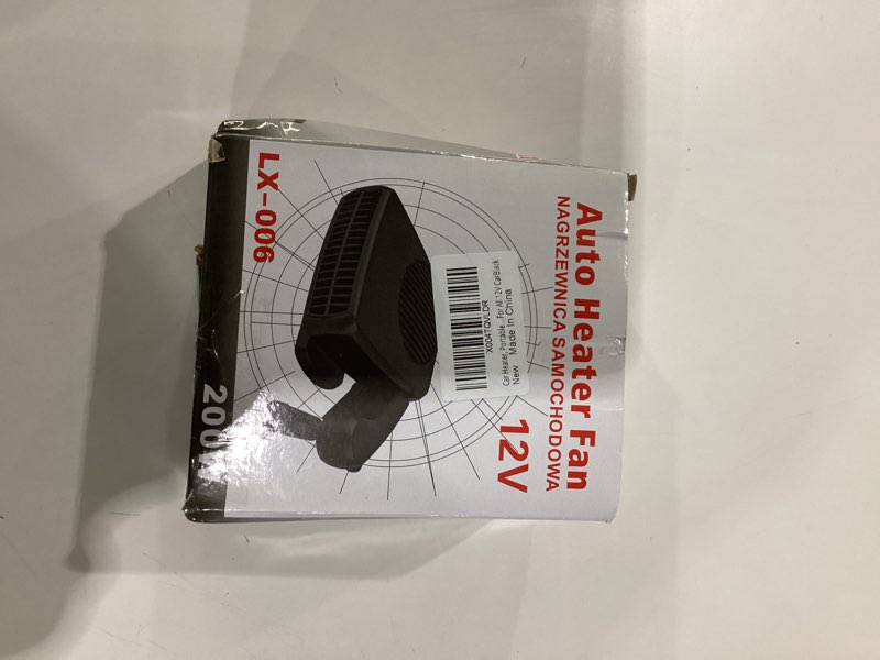 Car Heater, Portable Electronic Auto Fan Heater 12V 200W 2 in 1 Heating/Cooling Function Fast Heatin