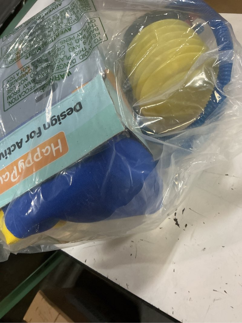 Condition photo showing Good Condition for happypaw 3.0 upgrade 18'' herding ball for dogs – enhanced chew resistance & heavy-duty material, dog toy agility equipment for australian shepherds, collies, includes 5 repair patches s-18'' blue yellow