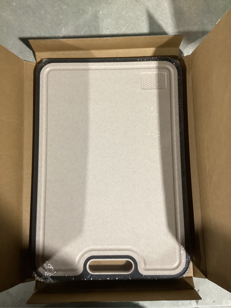 Condition photo showing New/Like New for Titanium Cutting Board for Kitchen, Cutting Board Double Sided Food Grade, Pure Titanium/PP, Easy to Clean Large Size 16”×11” Silver Set of 1 (16" x 11")