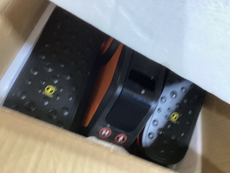 Condition photo showing Good Condition for OLIXIS Under-Desk Elliptical Machine–Compact & Quiet Mini Pedal Exerciser with Adjustable Speed, LED Display, Portable Fitness Solution for Home or Office Workouts 15.6"D x 15.2"W x 8.7"H Black/Orange