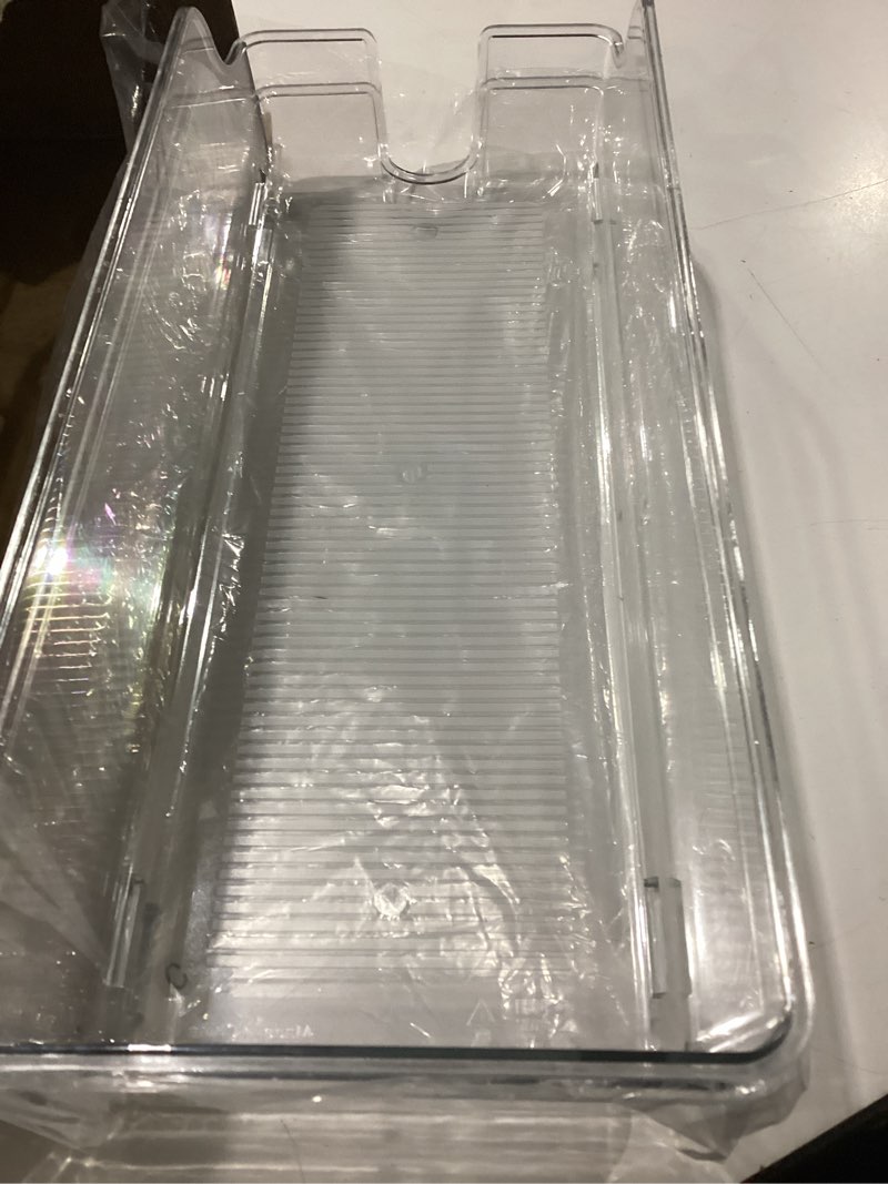 Condition photo showing New/Like New for Simple Houseware Soda Can Organizer and Dispenser for Refrigerator / Pantry, Clear, Set of 2 2 Pack Standard Can