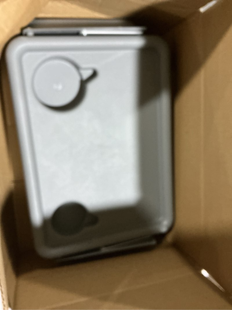 Condition photo showing As Is for DMI Walker Tray, Rollator Tray, Mobility and Walker Accessory Tray Table Fits Most Standard Walkers, Folding with Two Cup Holders and Tool Free Assembly, 16 x 11.8 inch Gray 1 Count (Pack of 1)