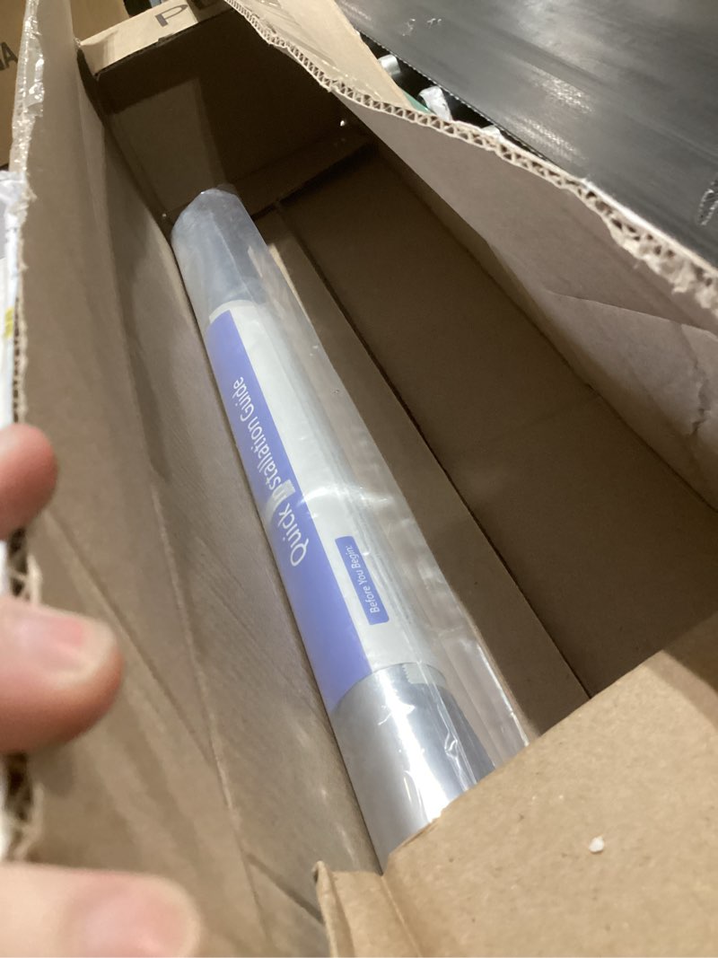 Condition photo showing Good Condition for hidbea one way window film daytime privacy window tint for home, anti uv reflective heat control glass films non-adhesive mirror window clings (silver, 23.6 inch x 13.1 feet) 23.6 inch x 13.1 feet silver