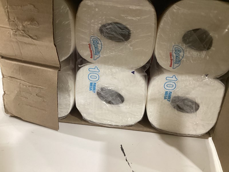 Condition photo showing Good Condition for charmin ultra strong clean touch toilet paper, 30 family mega rolls = 150 regular rolls family mega 30 rolls (275 sheets)