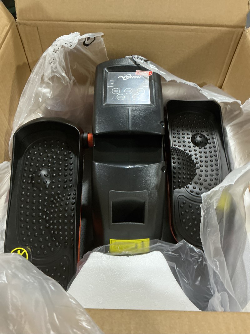 Condition photo showing Good Condition for (Simi to stock photo)/Cubii GO - Under Desk Elliptical Bike Pedal Exerciser, with LCD Fitness Tracker Screen, Adjustable Resistance, Work from Home Fitness, Built-in Wheels and Portable Expanding Handle