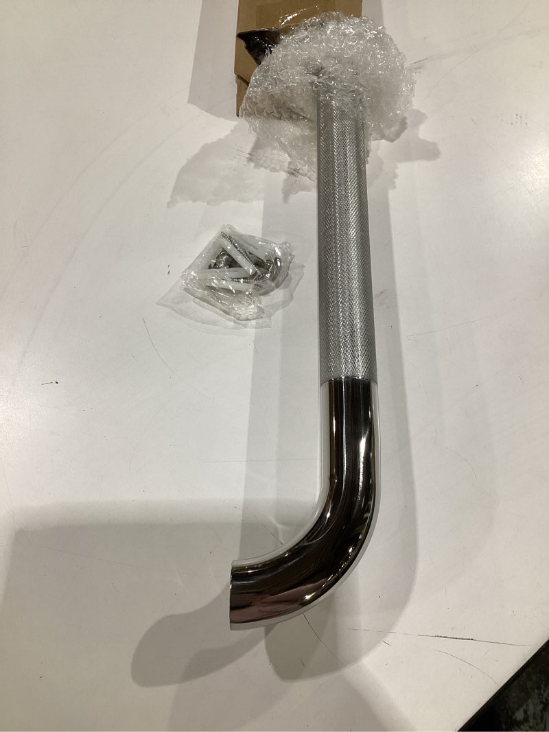 Condition photo showing Good Condition for 36 Inch Anti Slip Shower Grab Bar, Munzong Bathroom Grab Bar for Showers, Brushed Nickel Knurled Handicap Balance Bar,Safety Hand Rail Support Elderly Senior Assist Bath Handle
