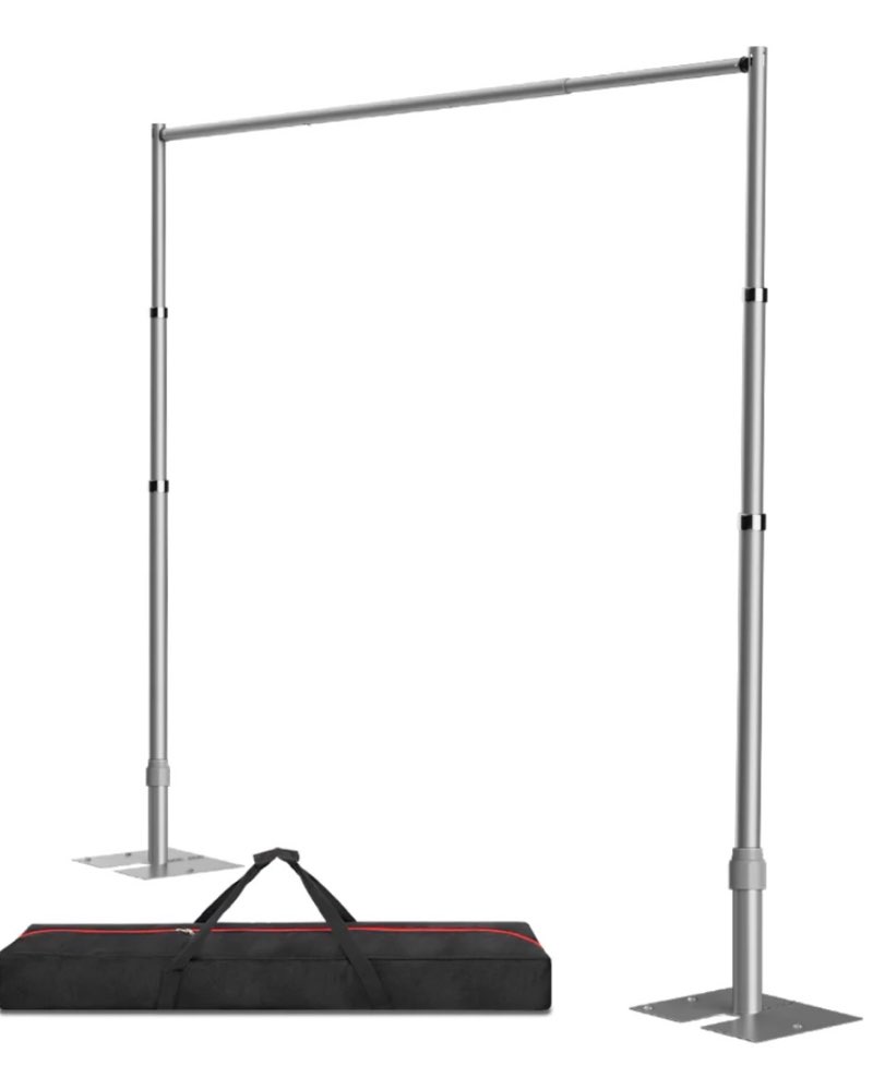 10x10ft heavy-duty pipe and drape stand adjustable photo booth frame kit 