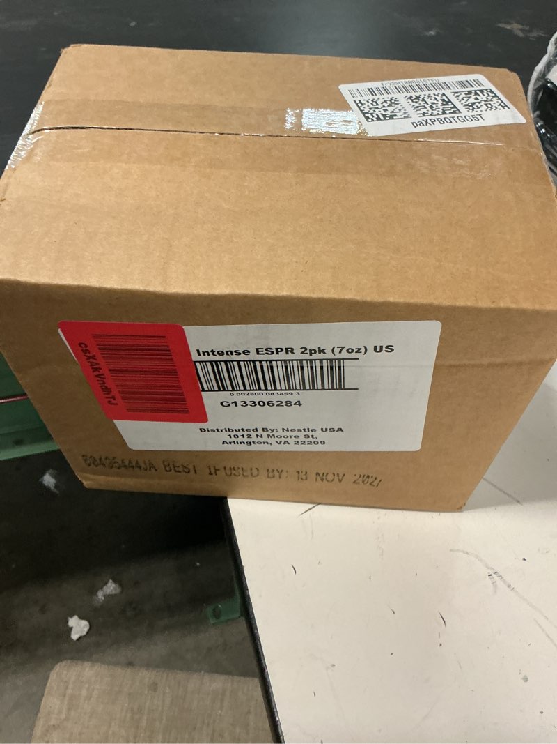 Condition photo showing New/Like New for ((bb:13/nov/2027))nescafé gold espresso intense, instant coffee, 2 pack