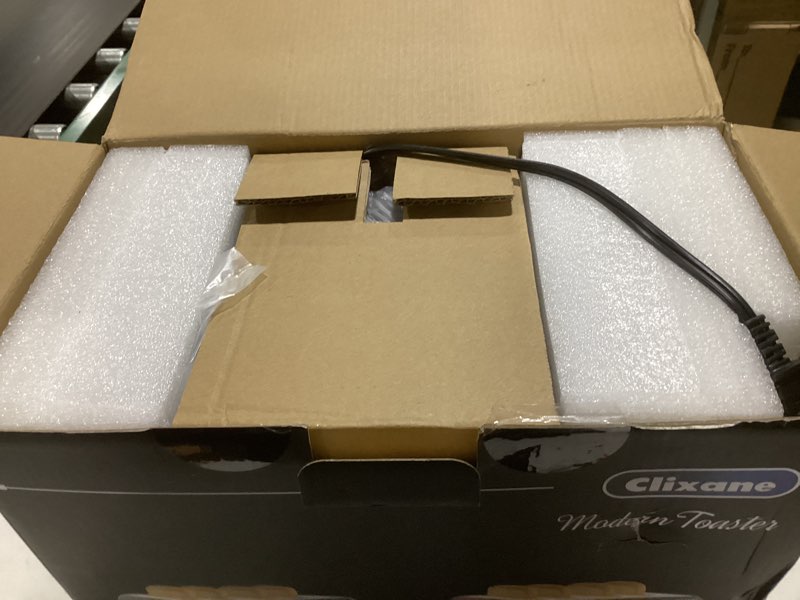 Condition photo showing New/Like New for 4 Slice Toaster Touch Screen, Stainless Steel Toasters Digital Timer, Dual Control Panel Toasters, 8 Shade Settings 6 Bread Types for Bagel, Cancel, Defrost 1650W