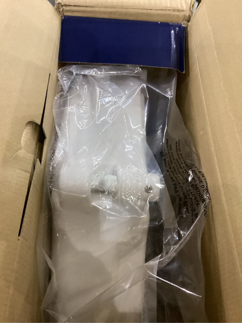 Condition photo showing New/Like New for Drive Medical 2-in-1 Raised Toilet Seat with Removable Padded Arms - Elevated Bathroom Safety Support - Secure Locking Attachment - Easy Height Assistance - Durable Plastic Construction Standard