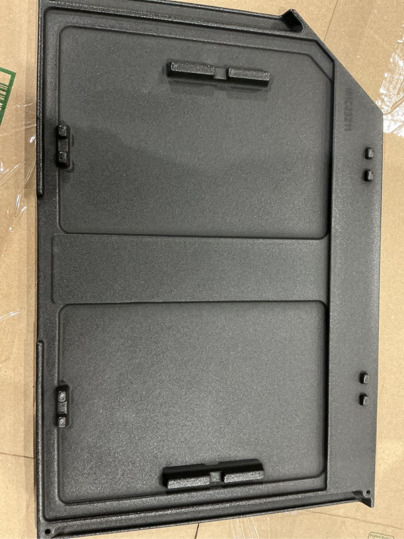Condition photo showing As Is for hmc23221 griddle replacement parts for ge stove parts top griddle plate general electric gas range parts cast iron side griddle jgp5036dlbb cgp9536slss pgp7036dlbb flat top pan 1 pack