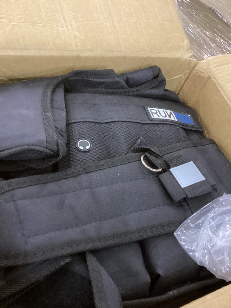 Condition photo showing Good Condition for RUNmax 20LBS - 150LBS Adjustable Weighted Vest Wtih Shoulder Pads Option for Men and Women 40 lbs WITH SHOULDER PADS Black