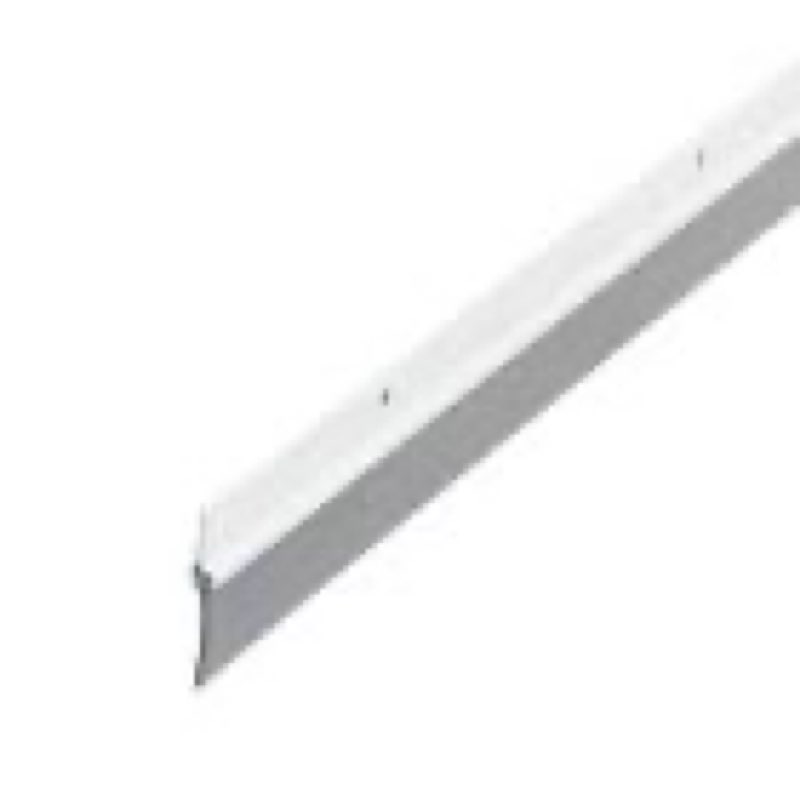 M-D Building Products 69644 36 in. White Aluminum and Vinyl Heavy-Duty Screw-on Door Sweep White 36 in