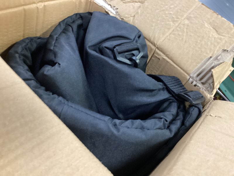 Condition photo showing As Is for Graco Padded Car Seat Travel Bag & Infant Carrier Backpack, Durable Large Back Pack for Carseats & Booster Seats, Airport Gate Check Bag Luggage, Double Padded Strap, Water Resistant Material, Black