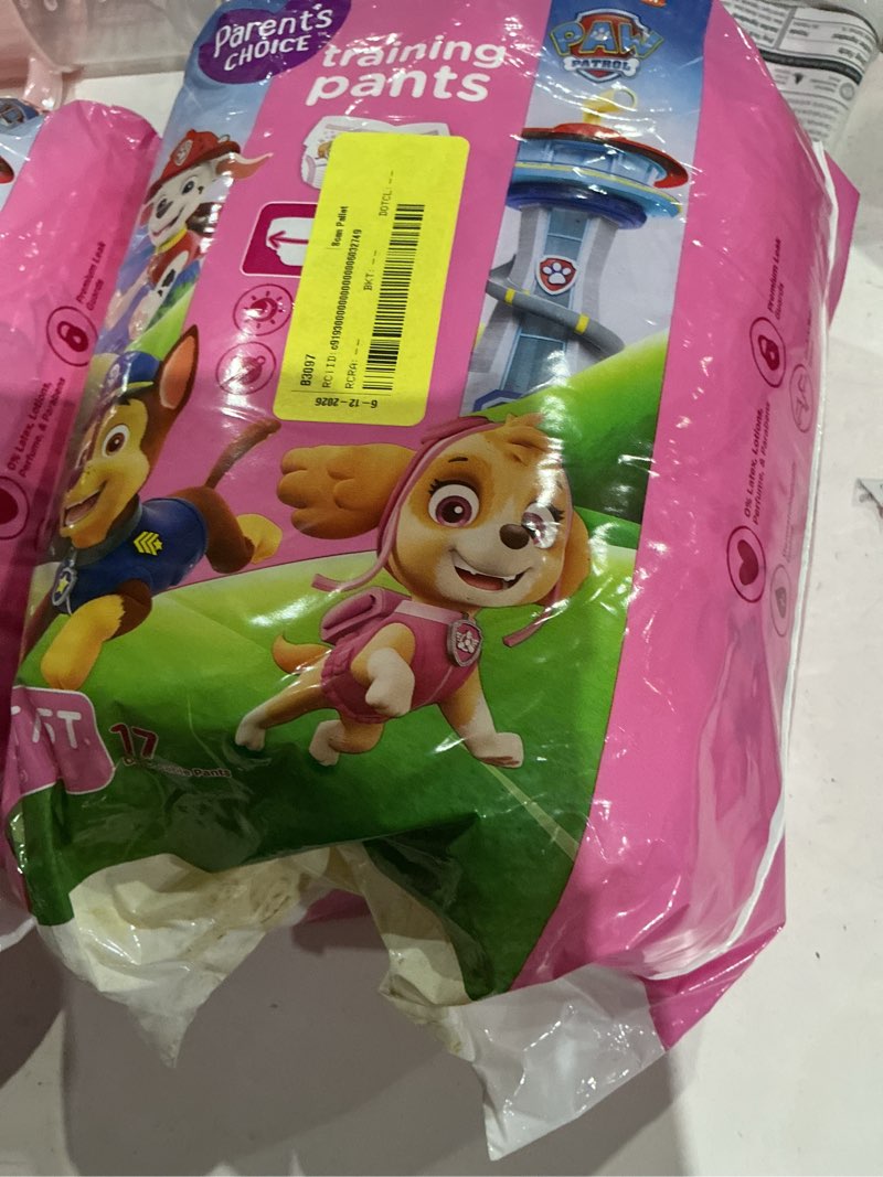 Condition photo showing Good Condition for parent's choice paw patrol training pants for girls, 4t/5t, 17 count (select for more options)