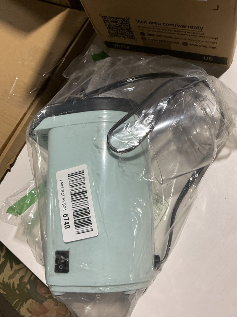 Condition photo showing As Is for Tasty Hot Air Popcorn Popper, Healthy and Delicious Popcorn in Minutes, Fast and Easy-to-Use, Built-In Measuring Cup and Butter Warmer, 8 Cups, Aqua 8-Cups Aqua