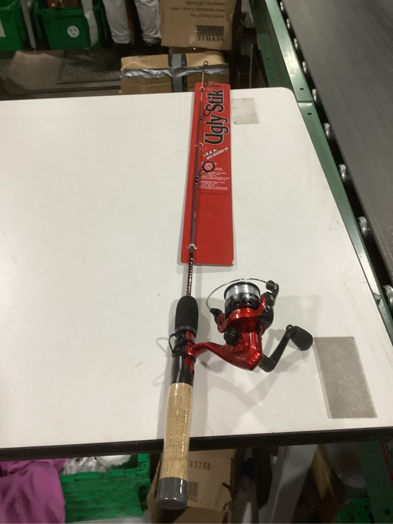 Condition photo showing Good Condition for Ugly Stik Dock Runner Spinning Reel and Fishing Rod Combo