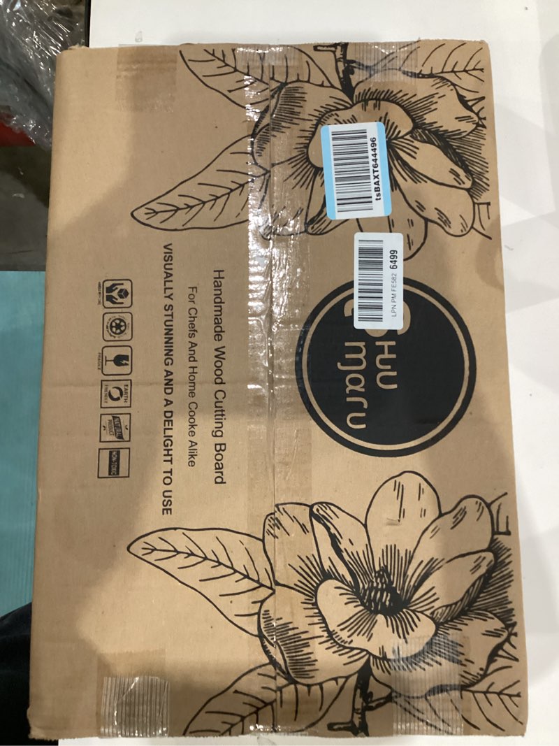 SHUMARU Tropical Walnut End-Grain Wood Cutting Board – 20X13X1.6" Butcher Block | Handmade in Bali -