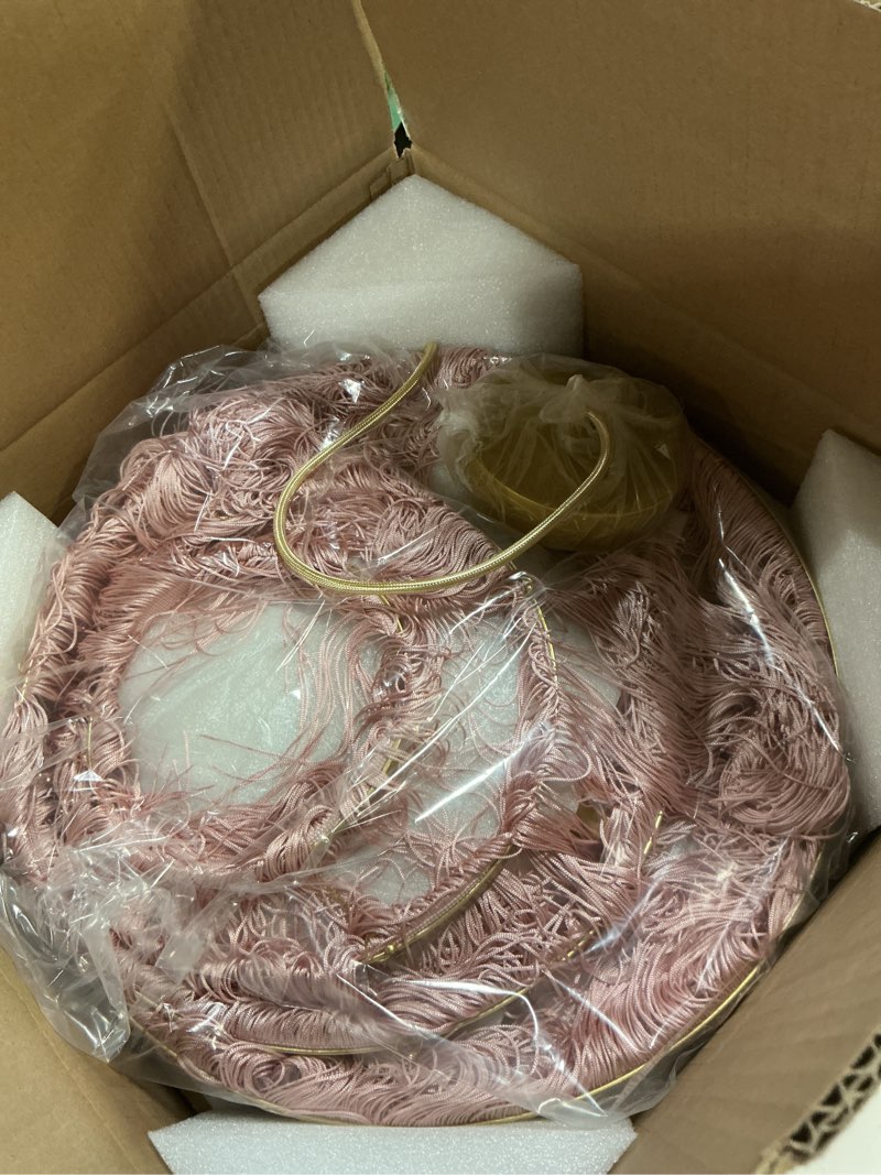 Condition photo showing Good Condition for 5-Tiered Boho Chandelier with Metal and Fringe,3 Lights Fringe Pendant Light Fixture,Tassle Chandelier for entryway,Dining Room,Baby Nursery…