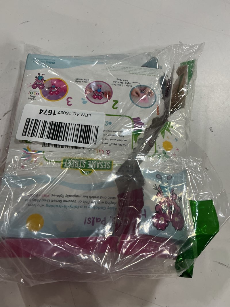 Condition photo showing As Is for Glo Pals x Sesame Street Water-Activated Light-Up Cubes for Sensory Play (Abby Cadabby - Cubes with Character) - Valentine Day Gift
