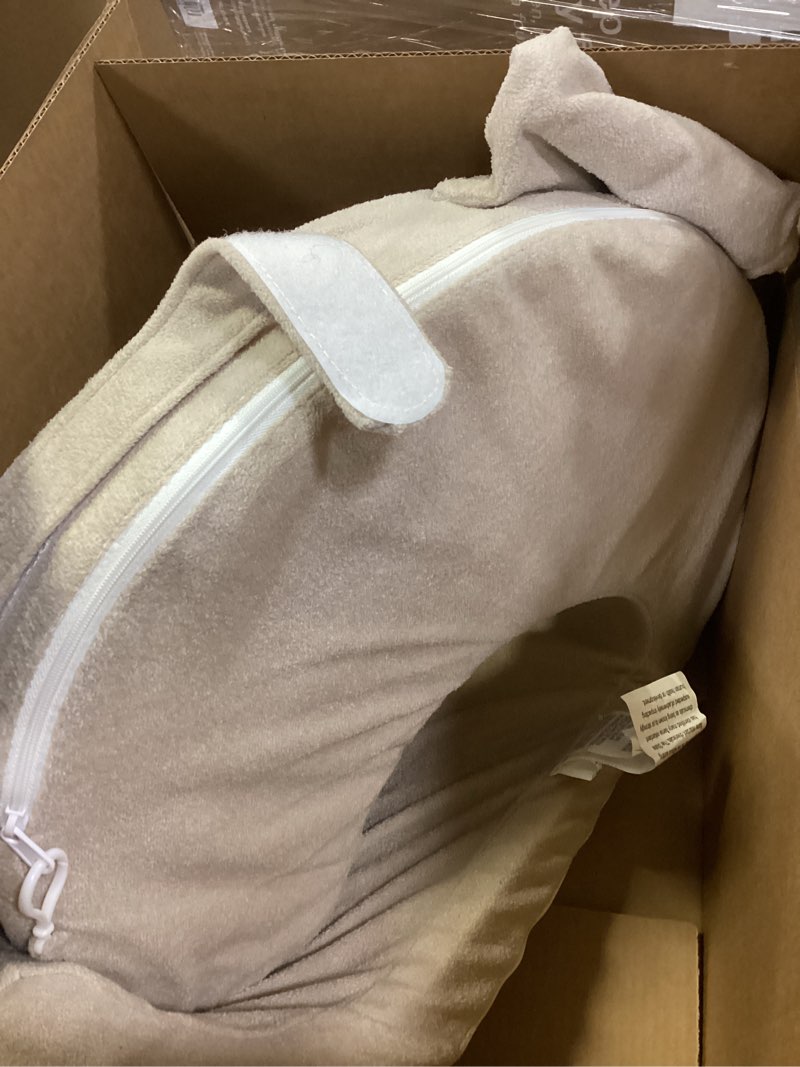 Condition photo showing Good Condition for My Brest Friend Nursing Pillow - Deluxe - Enhanced Comfort w/Slipcover - Ergonomic Breastfeeding Pillow for Ultimate Support for Mom & Baby - Adjustable Pillow W/Handy Side Pocket, Soft Sand