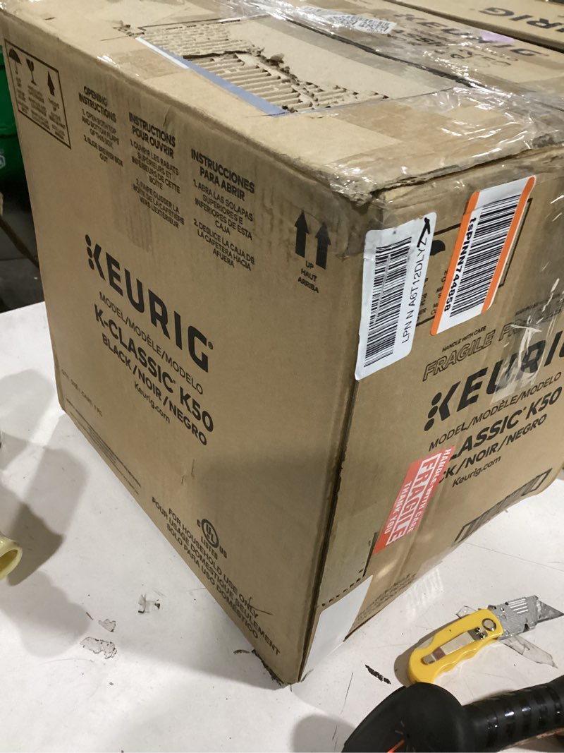 Condition photo showing As Is for keurig classic k50