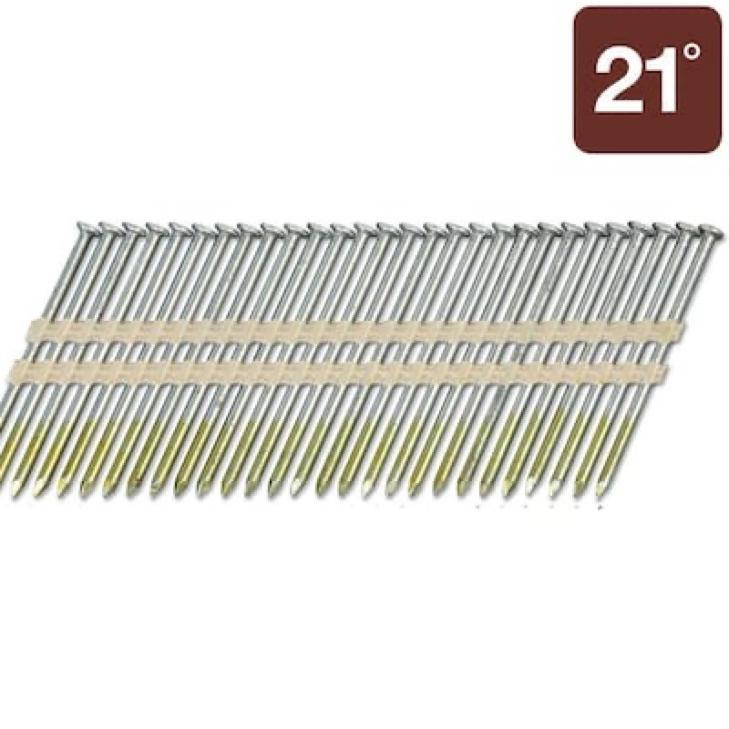 metabo hpt 3-in x 0.131-in 21 -degree 10d bright smooth shank collated framing nails 4000 -per