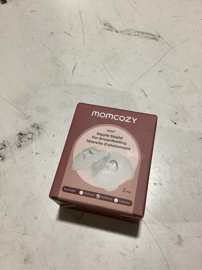 Condition photo showing New/Like New for momcozy nipple shield, floral contact nipple shield for breastfeeding moms with flat or inverted nipples, made without bpa/bps (1 pair, 20mm) 1 pair 20mm