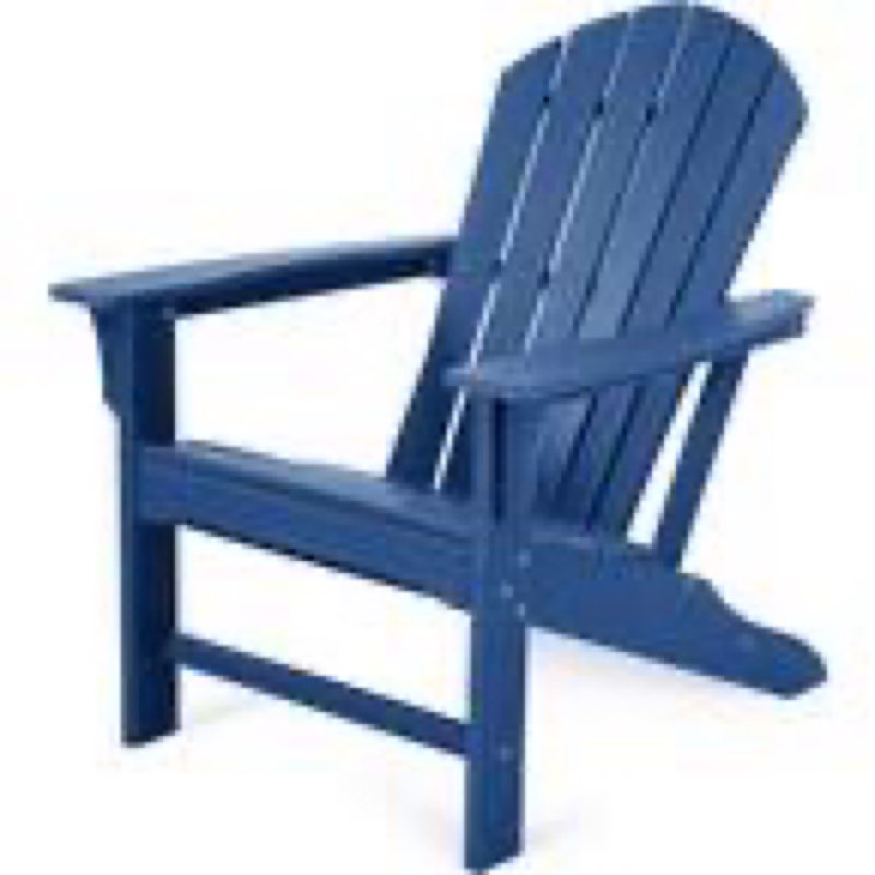 Classic Navy Blue Composite of Adirondack Chair