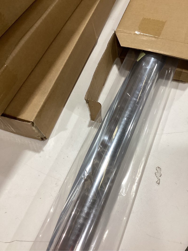Condition photo showing Good Condition for one way window film sun blocking for home, daytime privacy mirror tint, heat blocking & uv protection 90%, static cling no glue, reflective window tint for glass doors(black,17.5 x 78.7) black-silver 17.5 x 78.7 inch