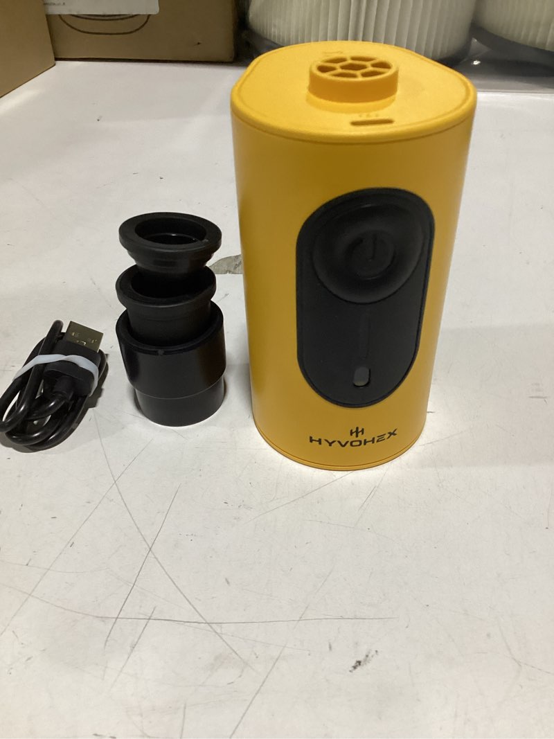 Portable Air Pump for Inflatables, 4000mAh Ultra Fast Air Mattress Pump with Advanced Heat Dissipati