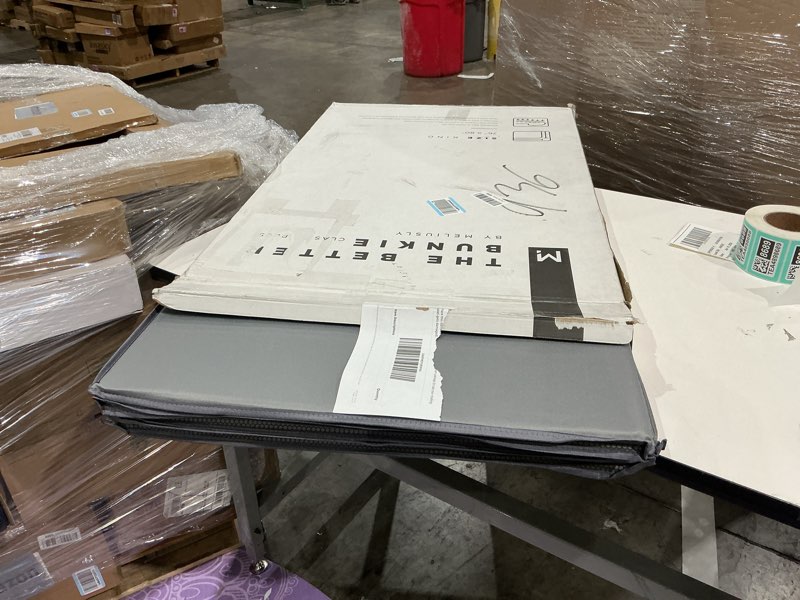 Condition photo showing Good Condition for meliusly heavy duty 10mm bunkie board king size (76x80'') patent pending low profile bed board design - breathable, noise minimizing, moisture resistant bunkieboards, low profile bed support king (76x80'')