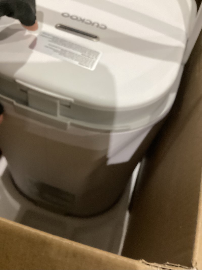 Condition photo showing As Is for CUCKOO CWP-A501TW | Hot Water Dispenser & Warmer | Auto Dispense & Boil Dry Protection | Insulated Stainless Steel | 5 Liter