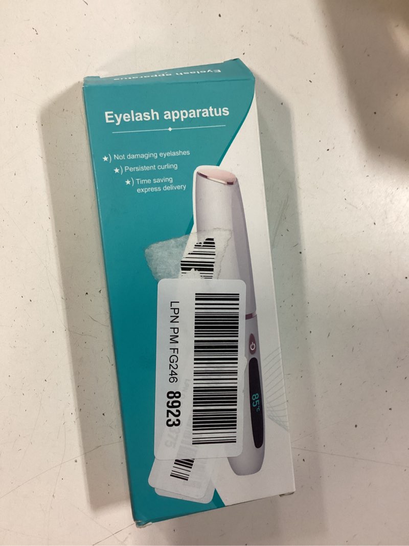 Condition photo showing Good Condition for Heated Eyelash Curlers - 2 in 1 Clip- Type Heated lash Curler Best Seller Electric Eyelash Curler LED Display 3 Temp Settings for Makeup Tools USB Rechargeable Natural Curling 24H Long Lasting-WT B1A White