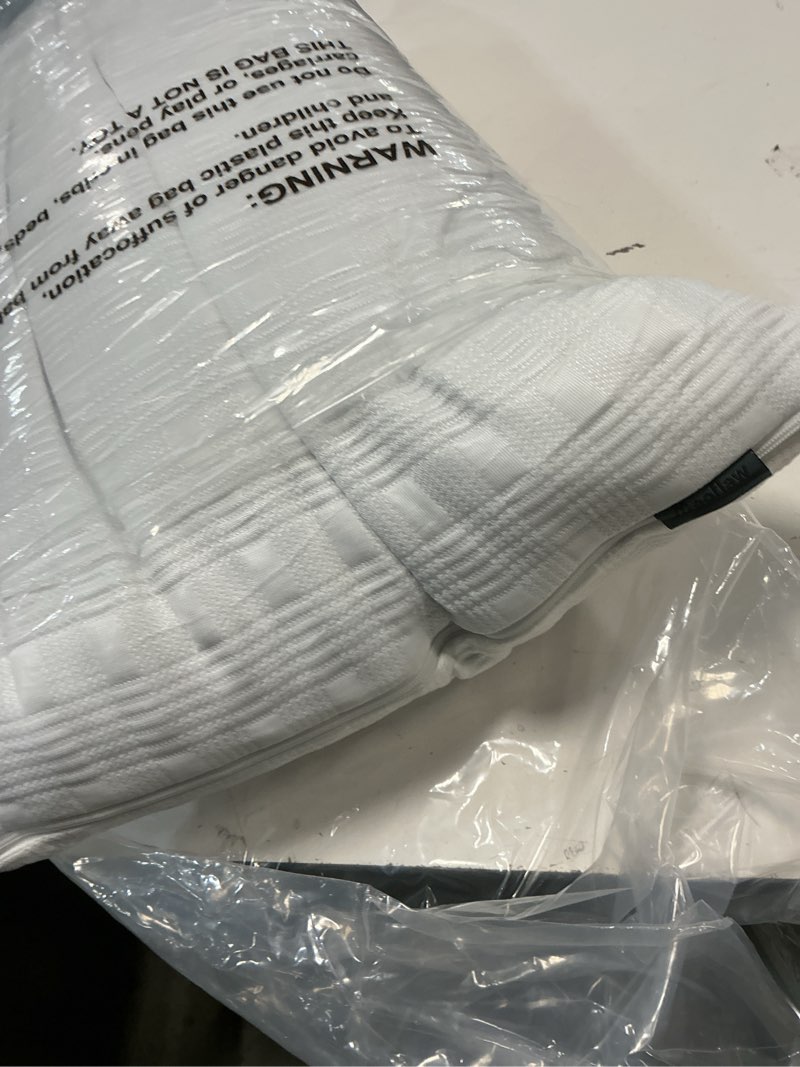 Condition photo showing As Is for Meoflaw Cooling Pillows for Sleeping Standard Size,Shredded Memory Foam Bed Pillow with Double Sided Material Pillow Case,Adjustable Loft-Slow Rebound Standard Pillow for Side & Back Sleeper