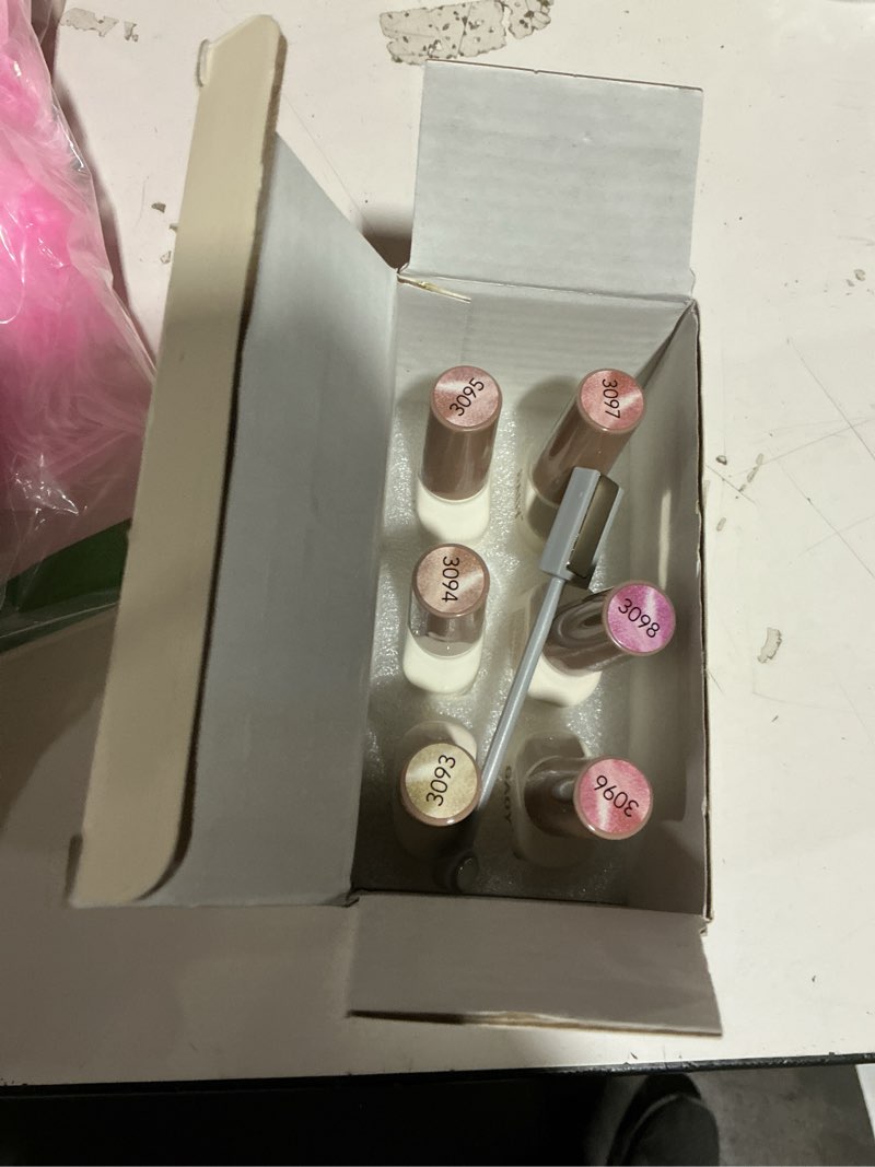 Condition photo showing Good Condition for GAOY Icy Glass Cat Eye Gel Nail Polish with Magnet, Moonlight & Sheer Nude Shades, Satin Finish with Gemstone Holography, Pink Nude for Wedding, Nail Art Designs Moonlight Veil