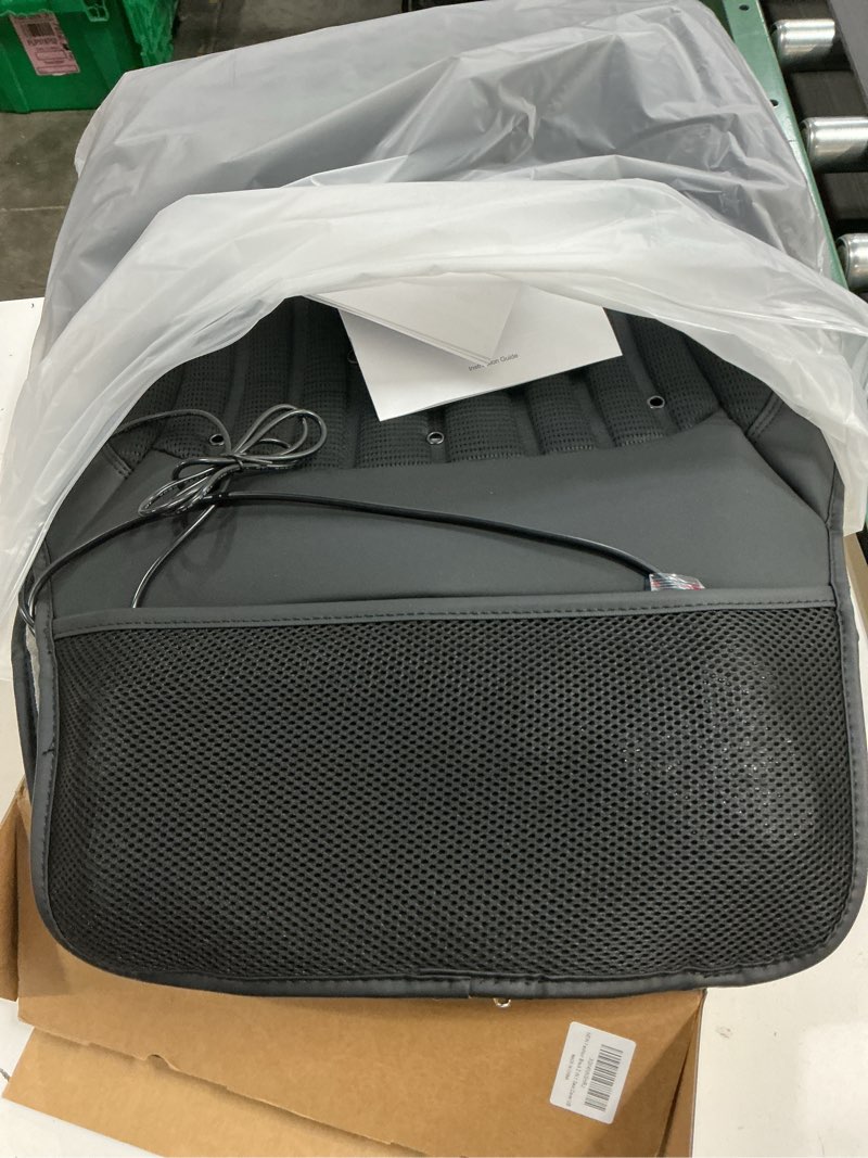 Condition photo showing New/Like New for paffenery 2025 upgraded cooling car seat cover front seat, 12v-24v ventilated cooling car seat cushion, cooled seat cover for car suv truck universal fit, fashion black